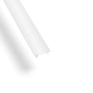 Difuzorius LED GLAX įfrezuojamam/kampiniam profiliui, plokščias