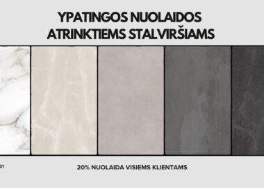 YPATINGOS NUOLAIDOS STALVIRŠIAMS