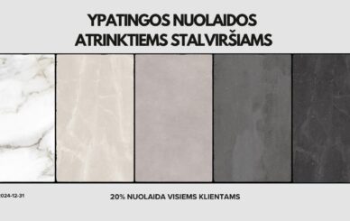 YPATINGOS NUOLAIDOS STALVIRŠIAMS